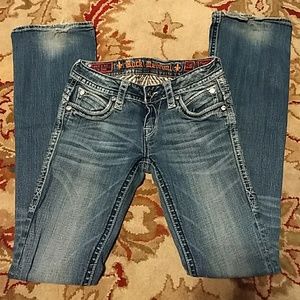 Rock Revival Bootcut Jasmine Jeans sz 26 Waist